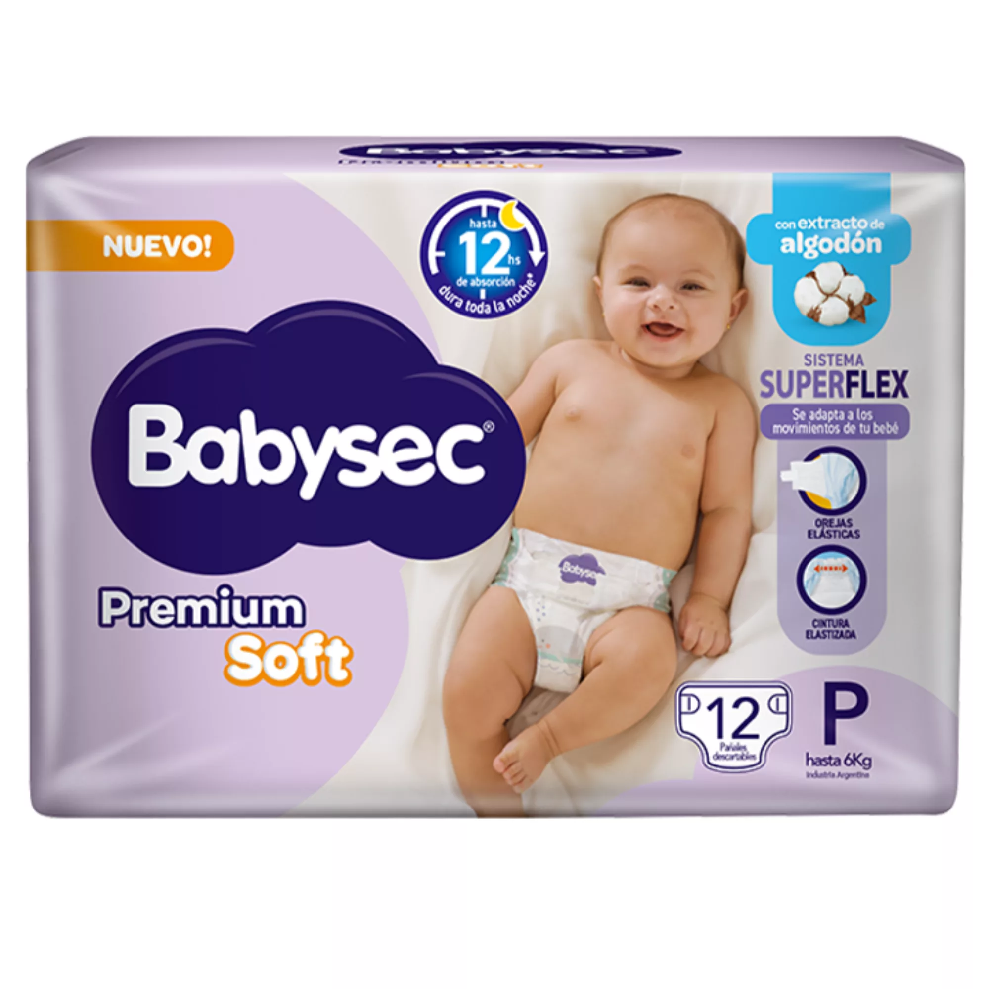 BabySec Premium Soft P x 12