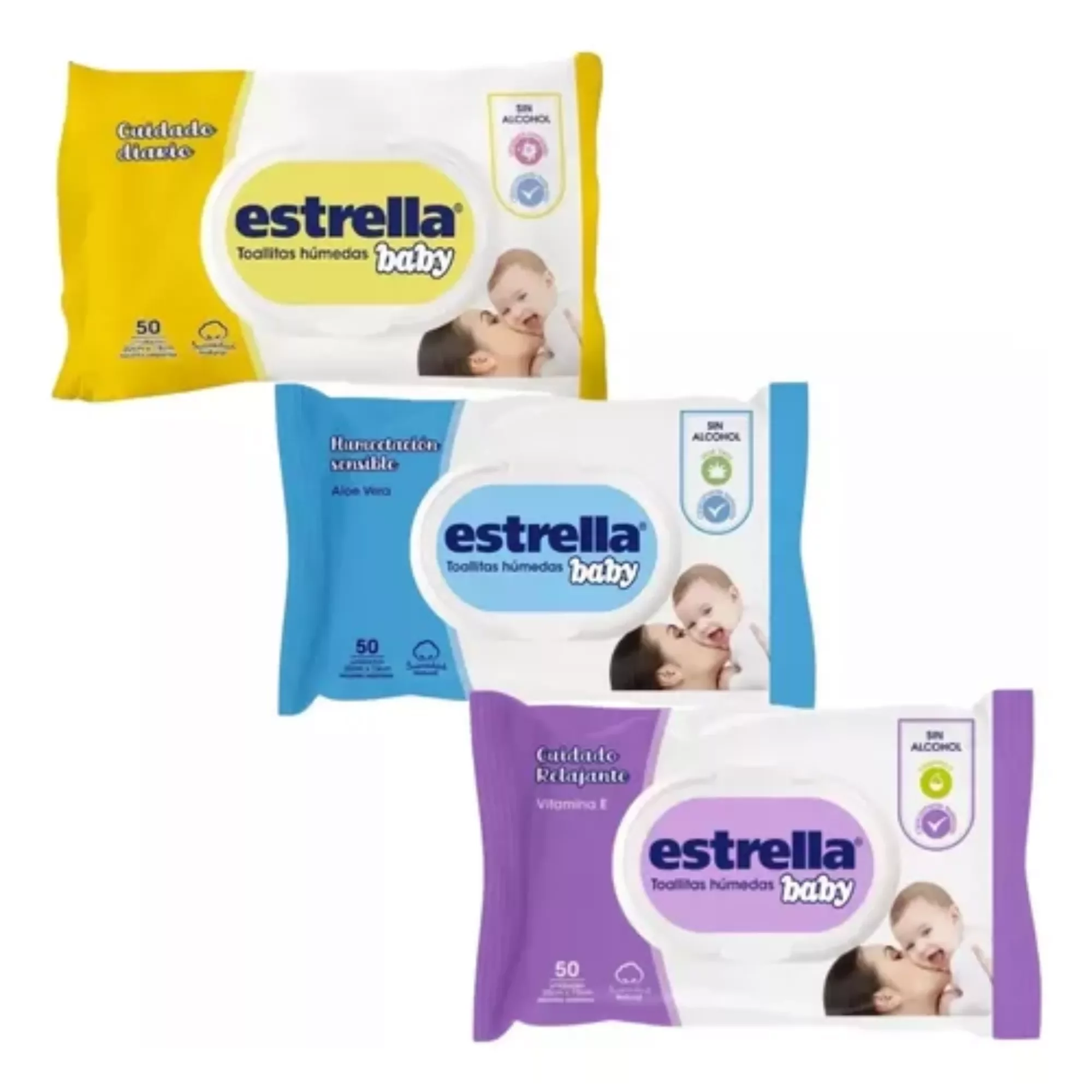 Toallitas Estrella x 50 unidades