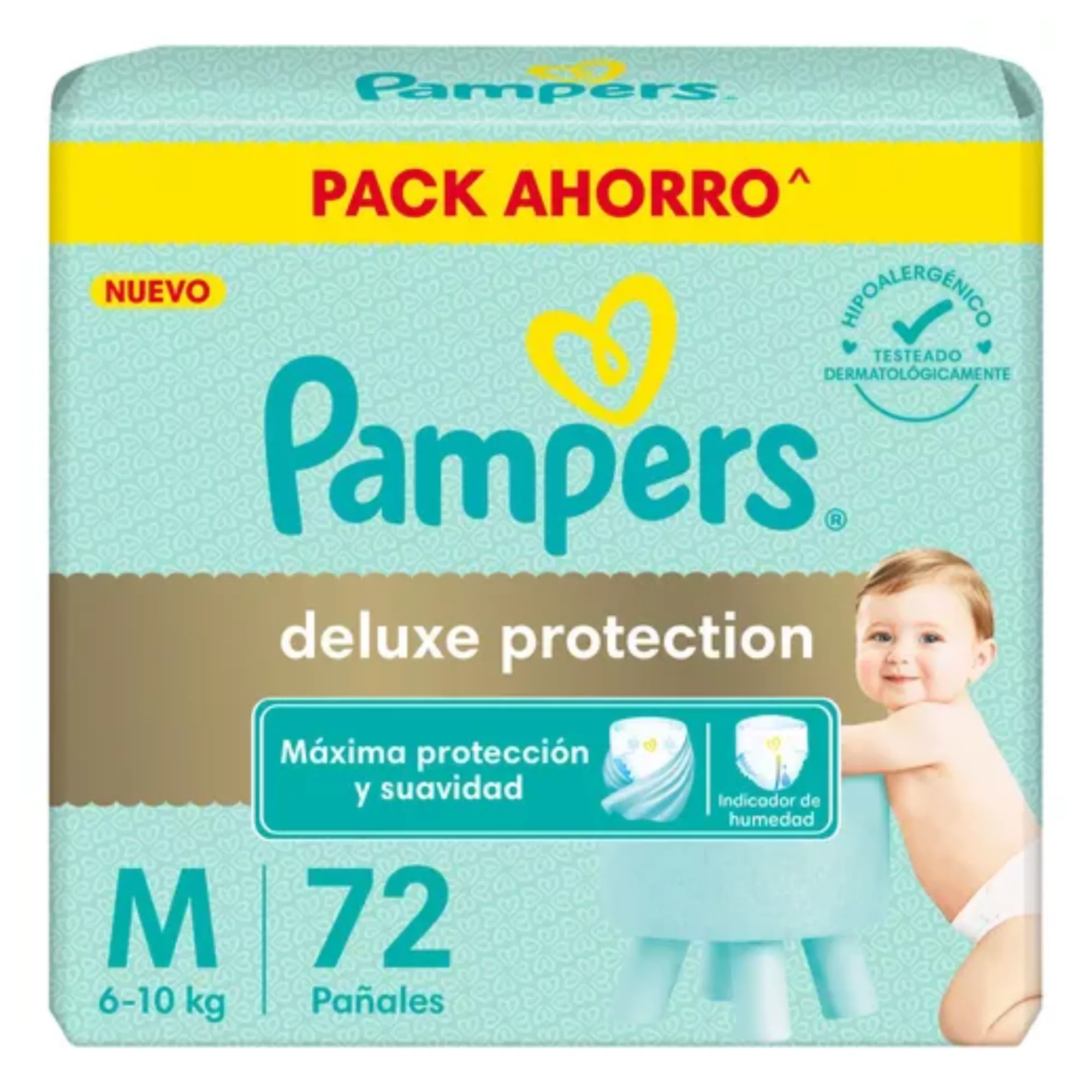 Pampers Deluxe Protection M x 72