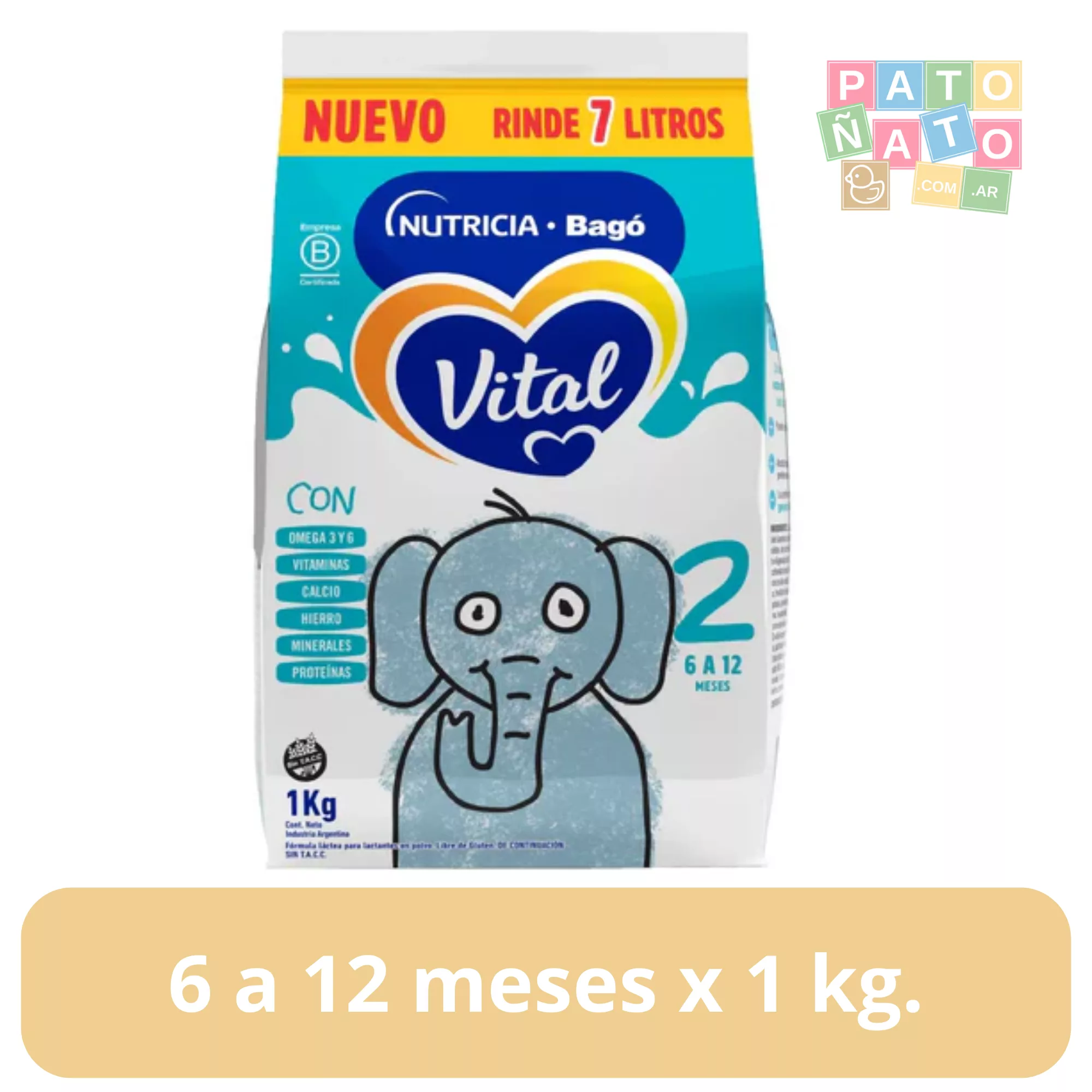 Vital 2 x 1 kg.