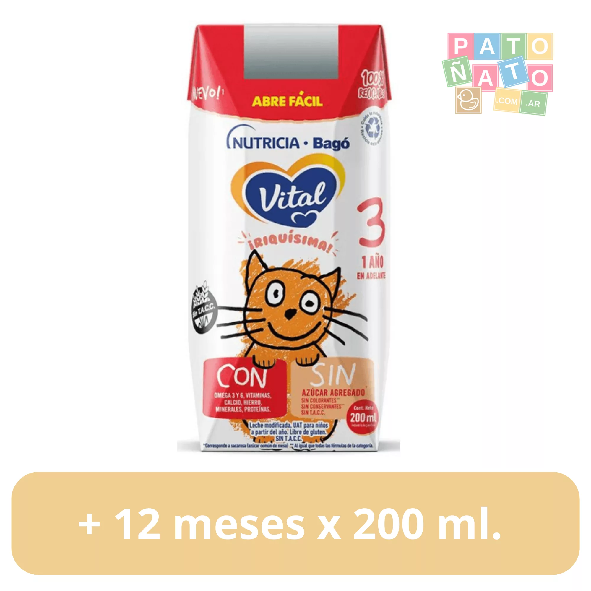 Vital 3 x 200 ml.